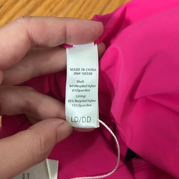 Andie Swim The Bermuda One Piece Terry Dots Swimsuit Pink size L‎ D/DD NWT One Pieces